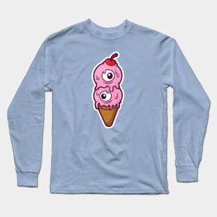 EYES cream Long Sleeve T-Shirt